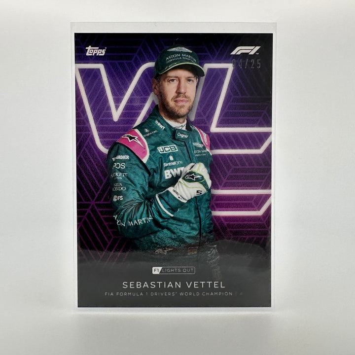 /25 Sebastian Vettel - Driver World Champion - Purple Parallel