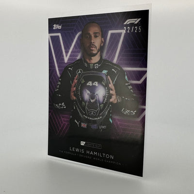 22/25 Lewis Hamilton - Driver World Champion - Purple Parallel