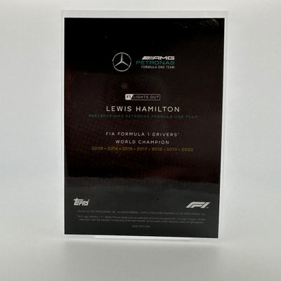 22/25 Lewis Hamilton - Driver World Champion - Purple Parallel
