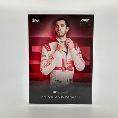 03/10 Antonio Giovinazzi - Drivers -  Red Parallel