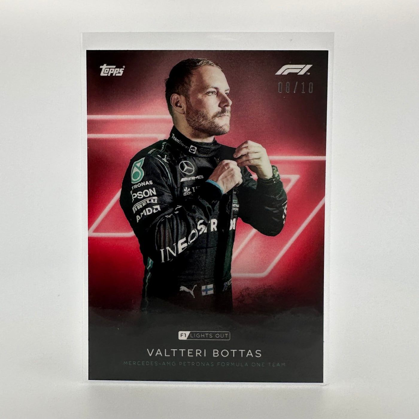 08/10 Bottas Valtteri - Drivers -  Red Parallel