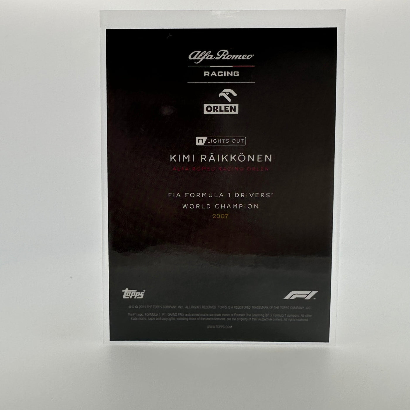 09/10 Kimi Raikkonen - Drivers World Champion