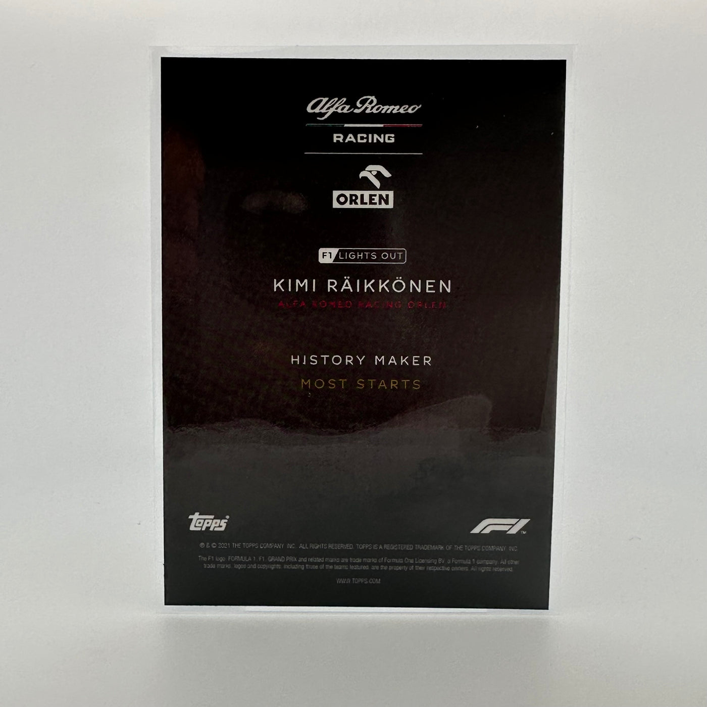 06/10 Kimi Raikkonen - History Maker - Black Parallel