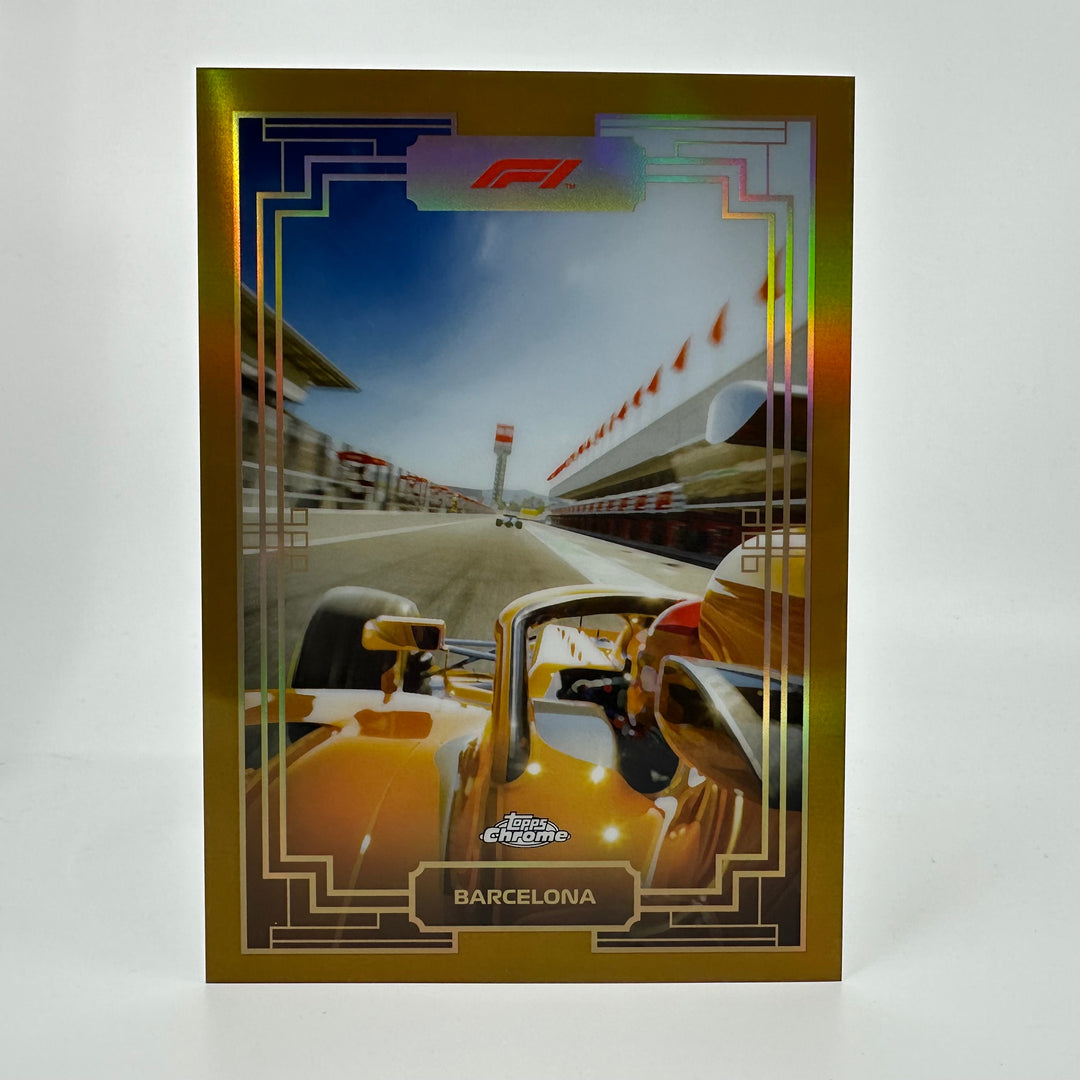 Art Du Grand Prix - Chrome Gold Box Topper - #ADGP-BT3 - Barcelona