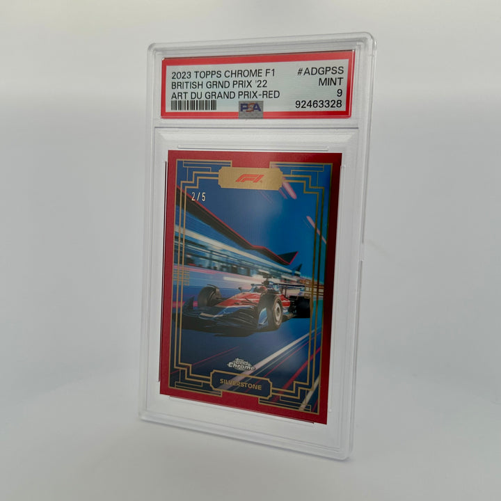 PSA 9 - 2/5 Red Silverstone #ADGPSS - 2023 Chrome Art du Grand Prix