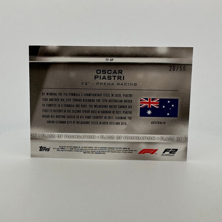 20/50 Gold - Oscar Piastri #FF-OP - Flags Of Foundation