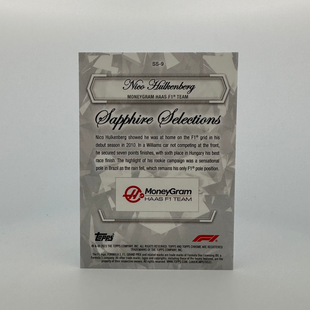Sapphire Selections - Nico Hulkenberg #SS-9 - 2023 Topps Chrome Sapphire