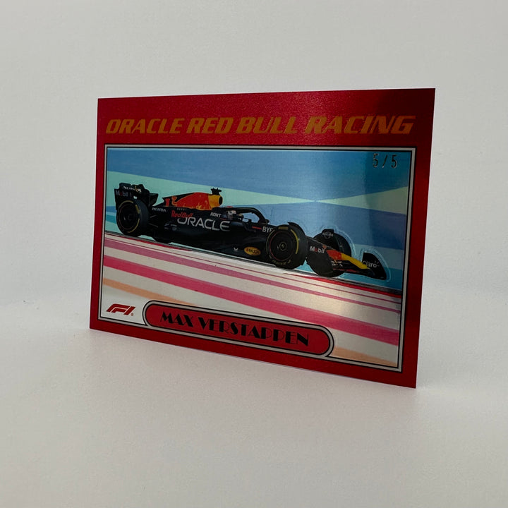 5/5 Red - Max Verstappen #AU77-MV - 2023 Topps Chrome