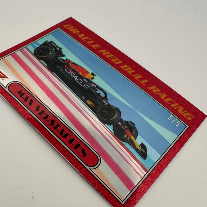 5/5 Red - Max Verstappen #AU77-MV - 2023 Topps Chrome