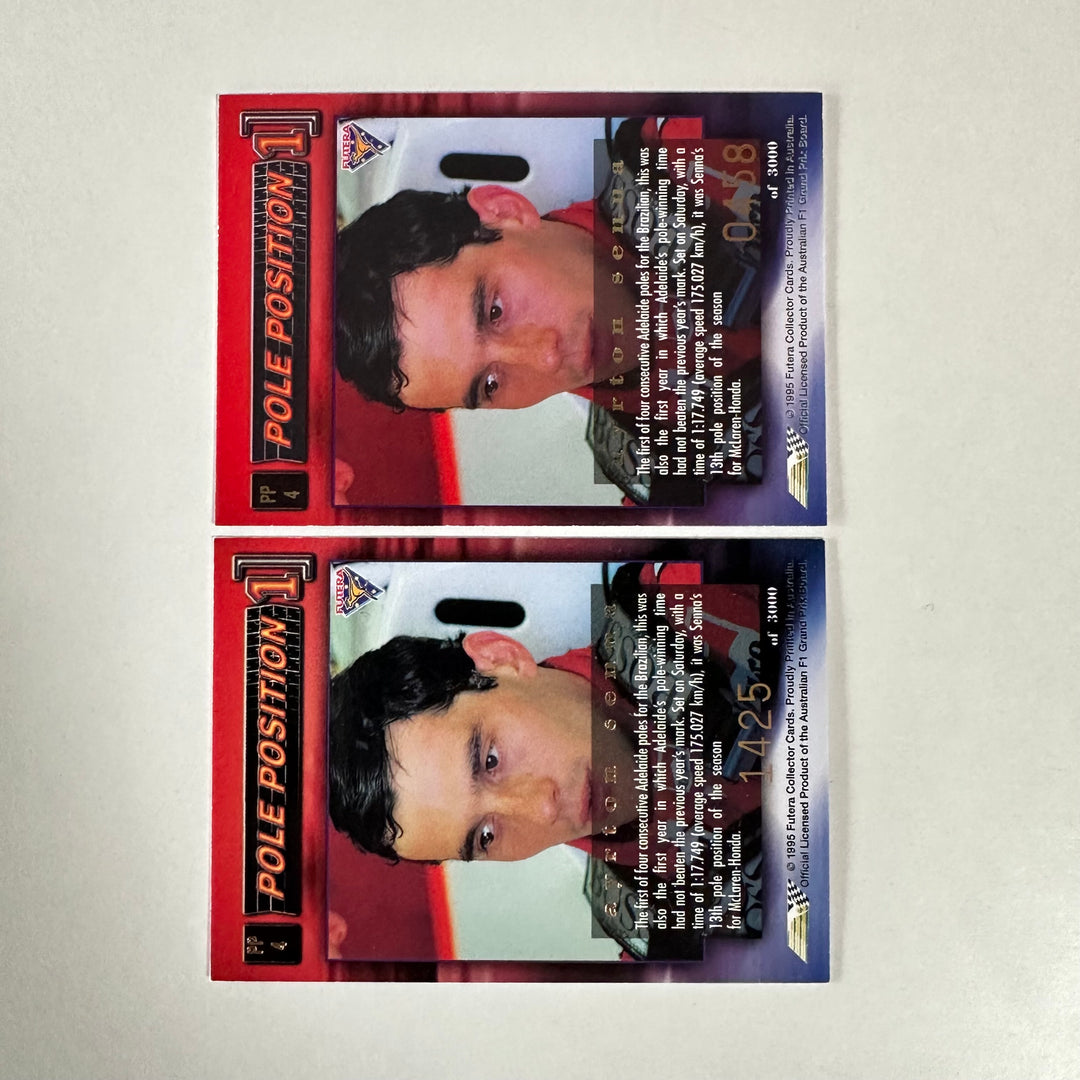 Futera 1995 /3000 - #PP4 -Rare Mclaren Reprint + Original Lotus Print - Ayrton Senna