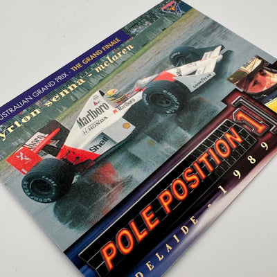Futera 1995 - #PP5 -Rare Mclaren Reprint + Original Lotus Print - Ayrton Senna