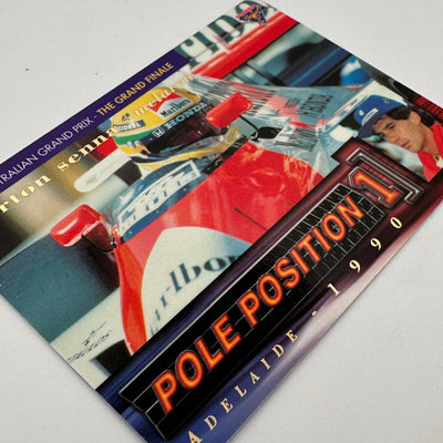 Futera 1995 - #PP6 -Rare Mclaren Reprint + Original Lotus Print - Ayrton Senna