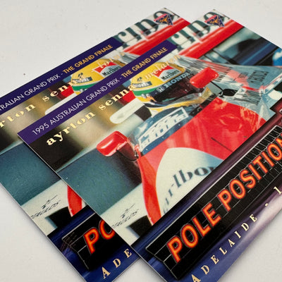 Futera 1995 - #PP6 -Rare Mclaren Reprint + Original Lotus Print - Ayrton Senna