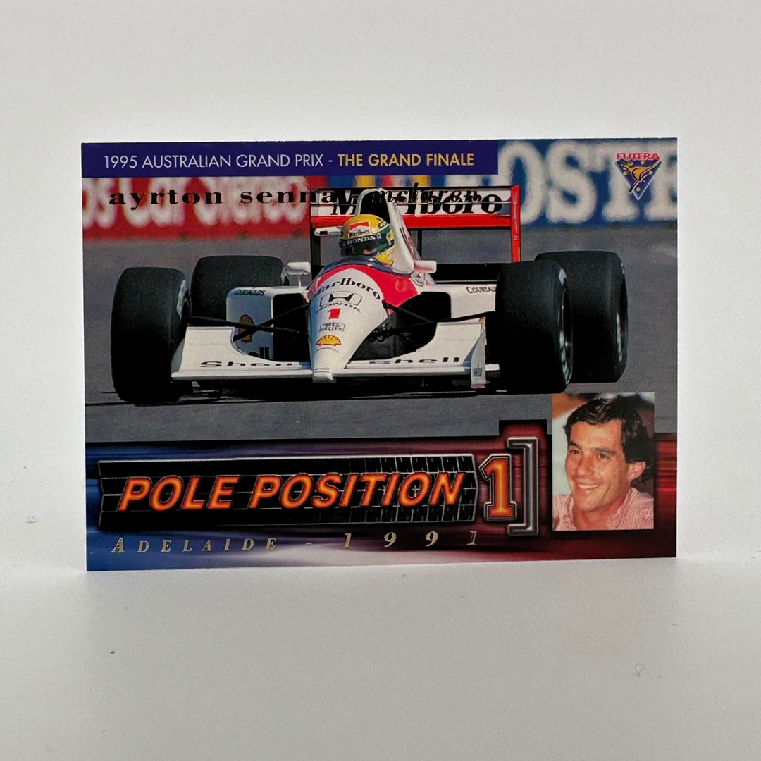 Futera 1995 /3000 - #PP7 Rare Mclaren Reprint + Original Lotus Print - Ayrton Senna