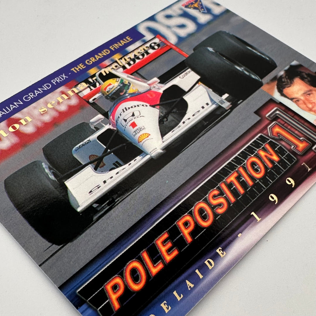 Futera 1995 /3000 - #PP7 Rare Mclaren Reprint + Original Lotus Print - Ayrton Senna