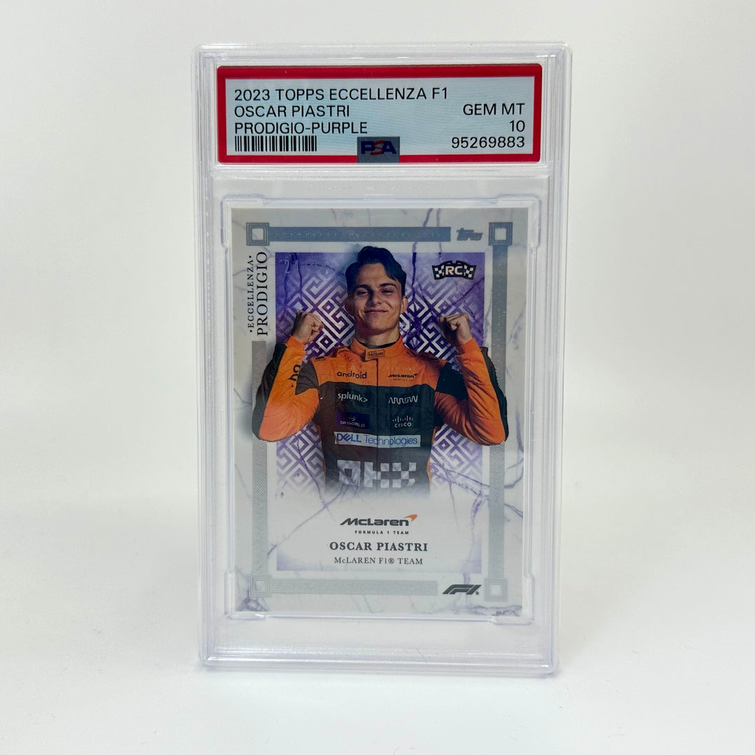 PSA 10 - 24/25 Oscar Piastri - Purple - 2023 Eccellenza Prodigio