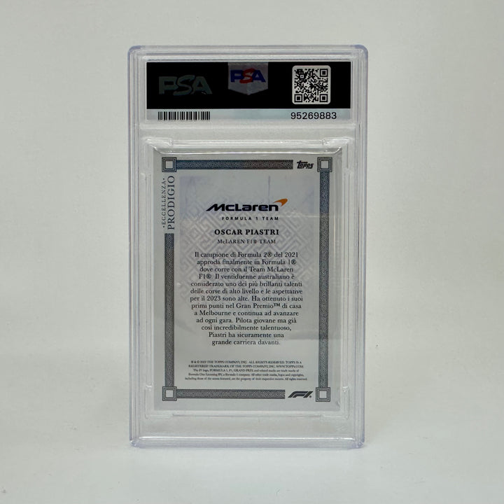 PSA 10 - 24/25 Oscar Piastri - Purple - 2023 Eccellenza Prodigio