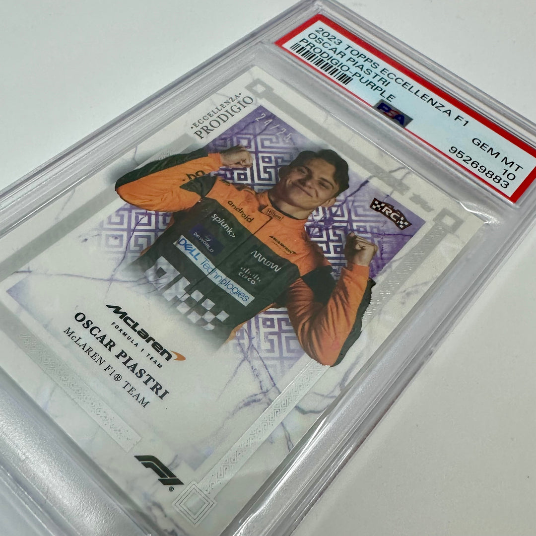 PSA 10 - 24/25 Oscar Piastri - Purple - 2023 Eccellenza Prodigio