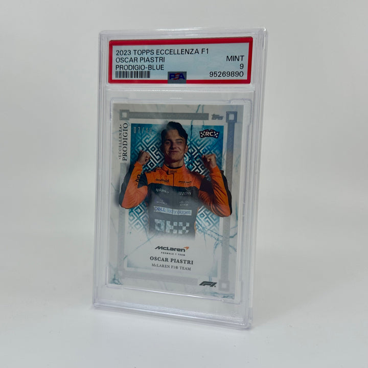 PSA 9 - 07/49 Oscar Piastri - Blue - 2023 Eccellenza Prodigio