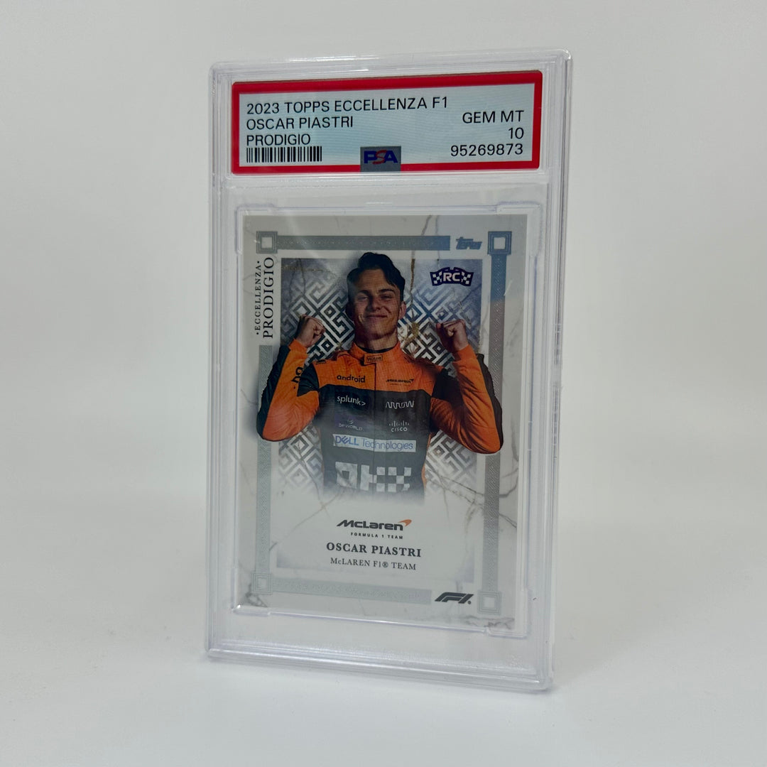PSA 10 - Oscar Piastri - Rookie Card RC - Prodigio 2023 Topps Eccellenza F1