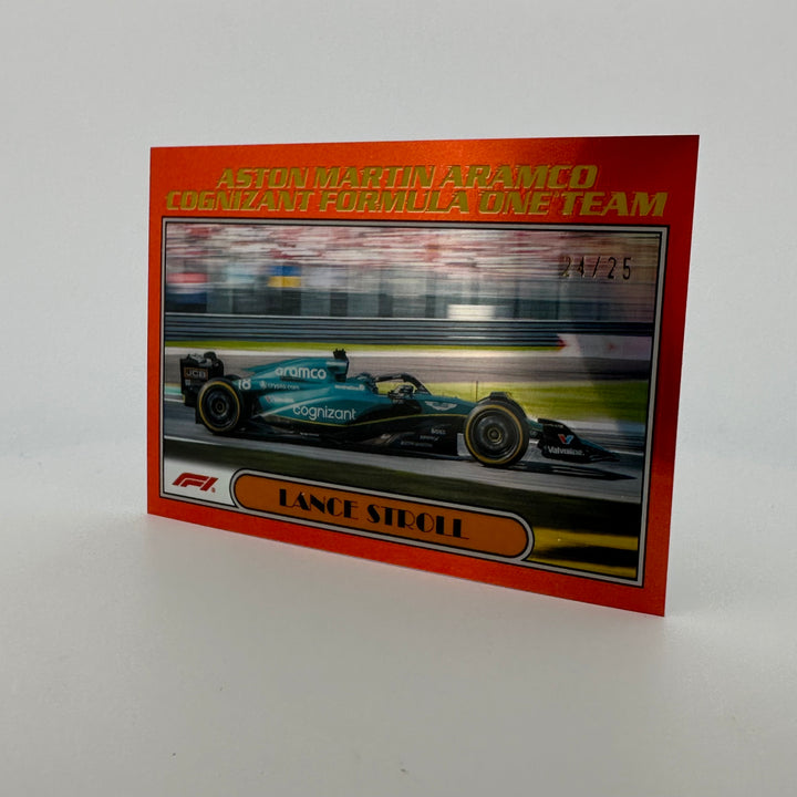 24/25 Orange - Lance Stroll #AU77-LS - 2023 Topps Chrome