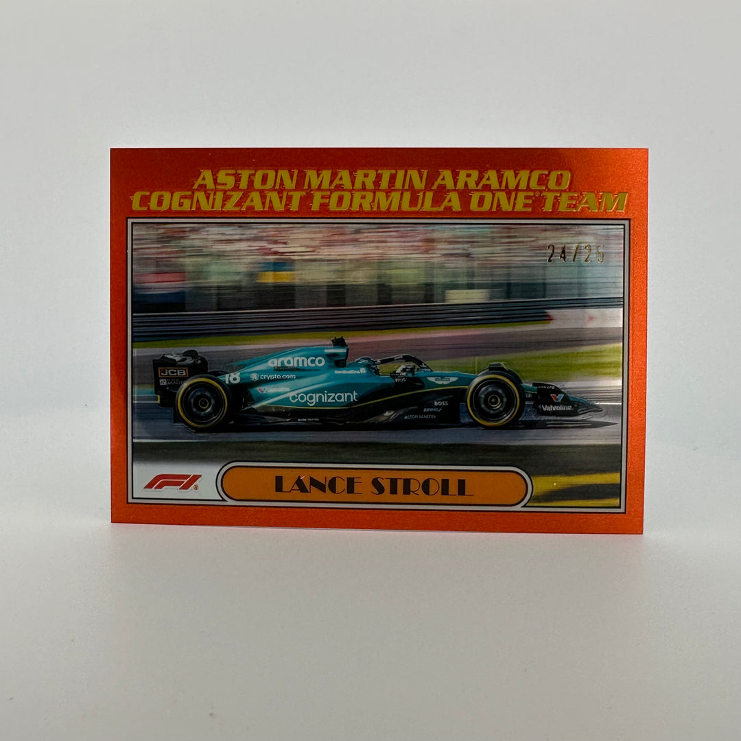 24/25 Orange - Lance Stroll #AU77-LS - 2023 Topps Chrome