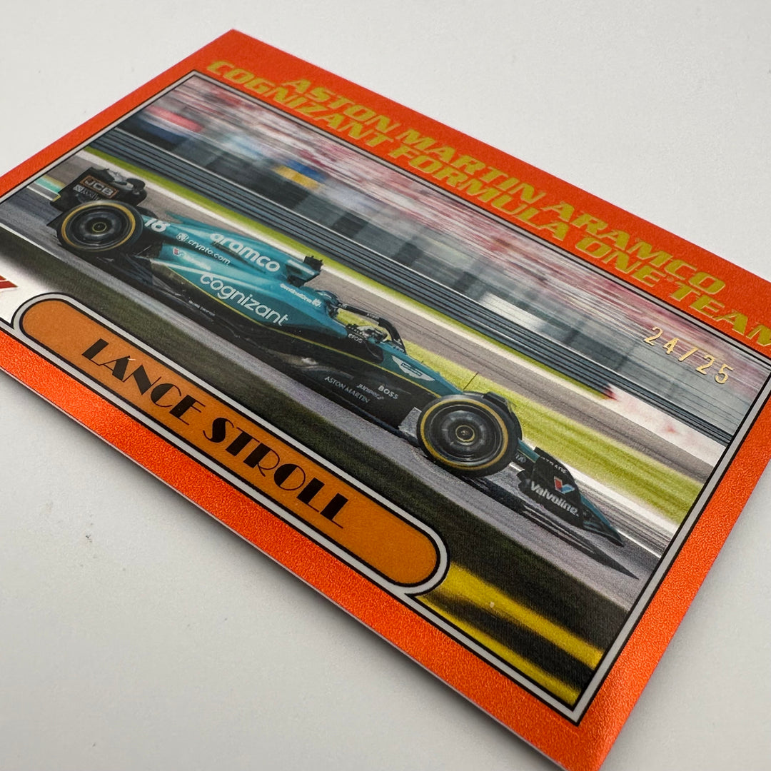 24/25 Orange - Lance Stroll #AU77-LS - 2023 Topps Chrome