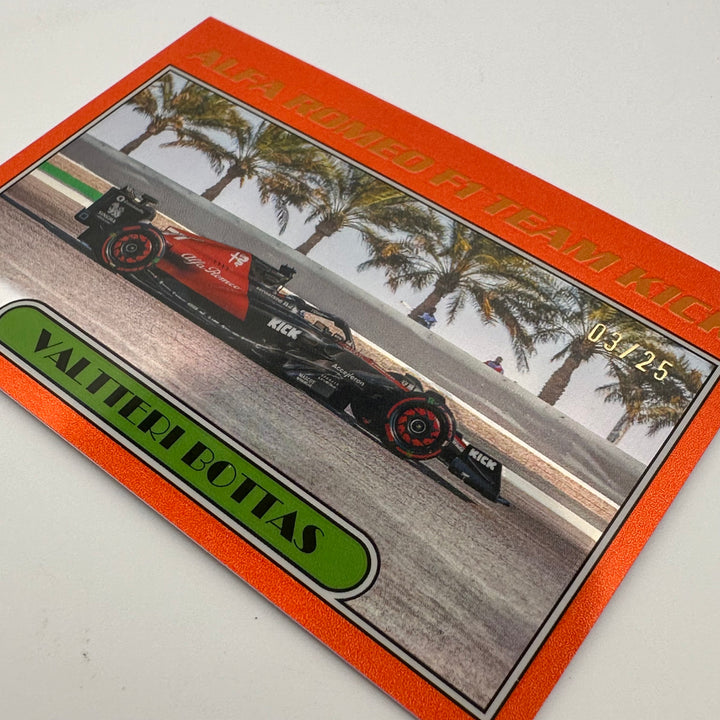 3/25 Orange - Valteri Bottas #AU77-VB - 2023 Topps Chrome