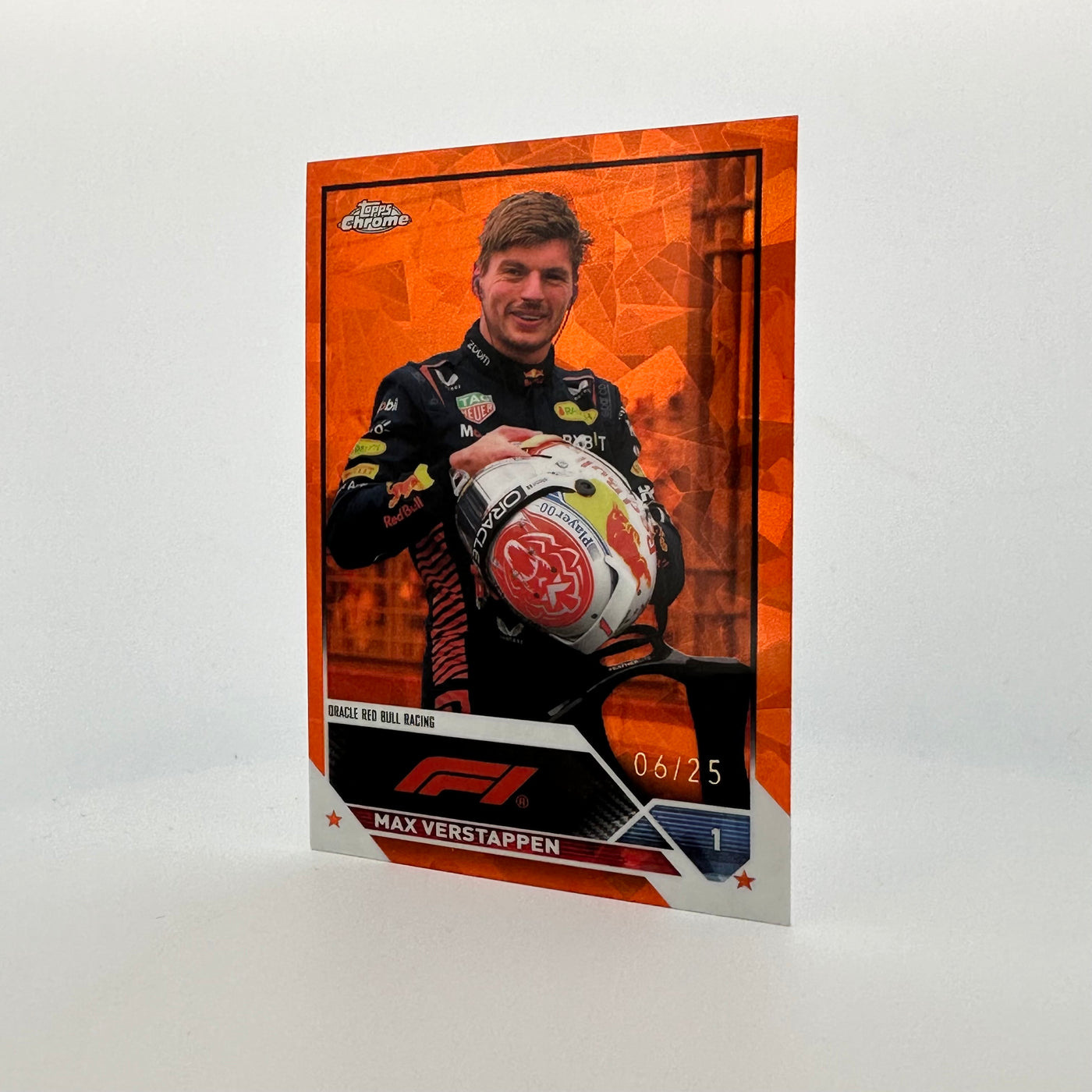 6/25 Orange - Max Verstappen #2 - 2023 Topps Chrome Sapphire