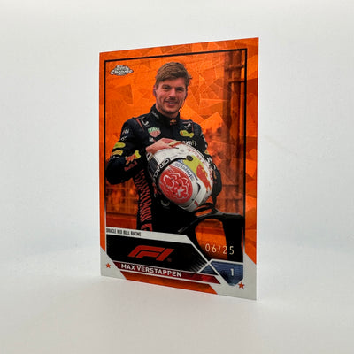 6/25 Orange - Max Verstappen #2 - 2023 Topps Chrome Sapphire