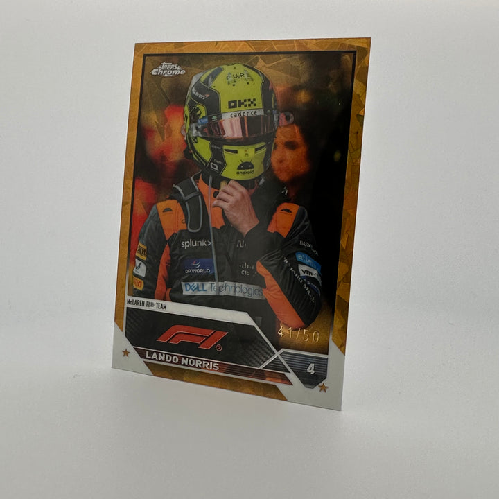 41/50 Lando Norris #26 - Gold - 2023 Topps Chrome Sapphire