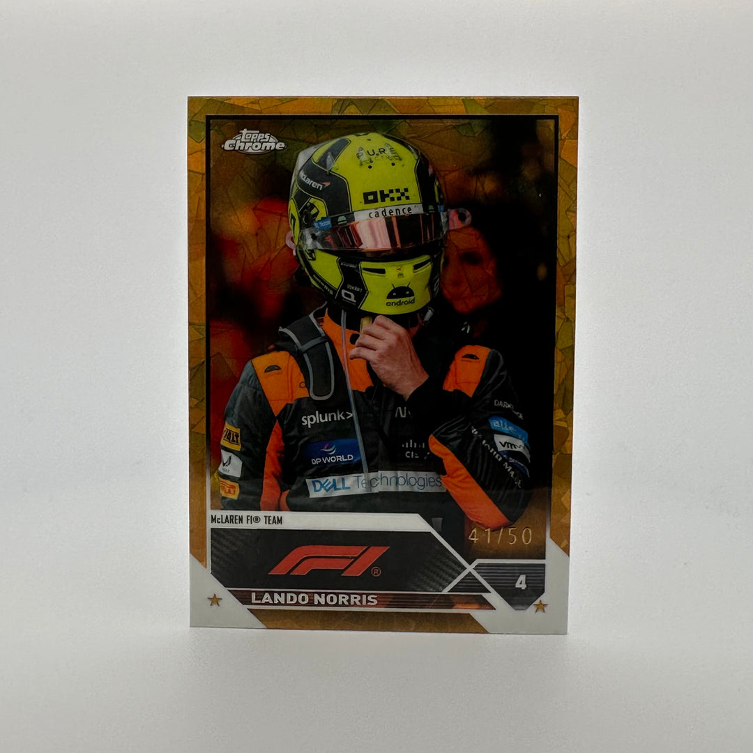 41/50 Lando Norris #26 - Gold - 2023 Topps Chrome Sapphire