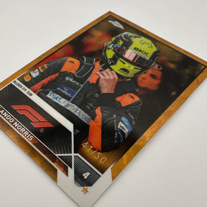 41/50 Lando Norris #26 - Gold - 2023 Topps Chrome Sapphire