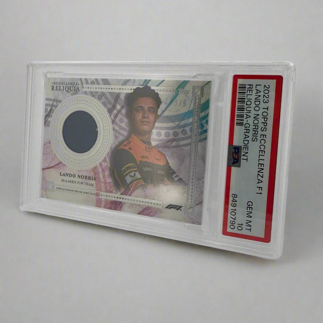PSA 10 1/5 Gradient - Lando Norris - 2023 Eccellenza Reliquia