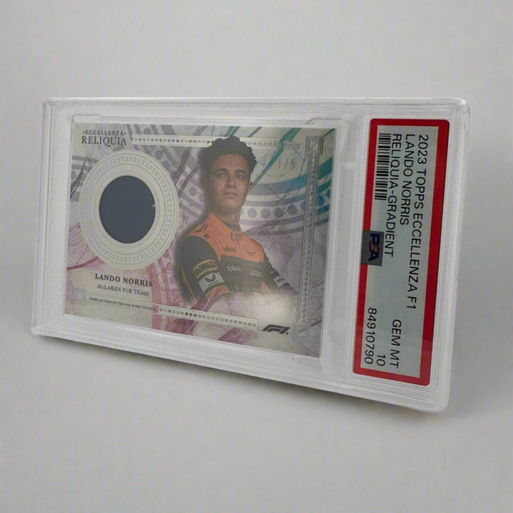 PSA 10 1/5 Gradient - Lando Norris - 2023 Eccellenza Reliquia