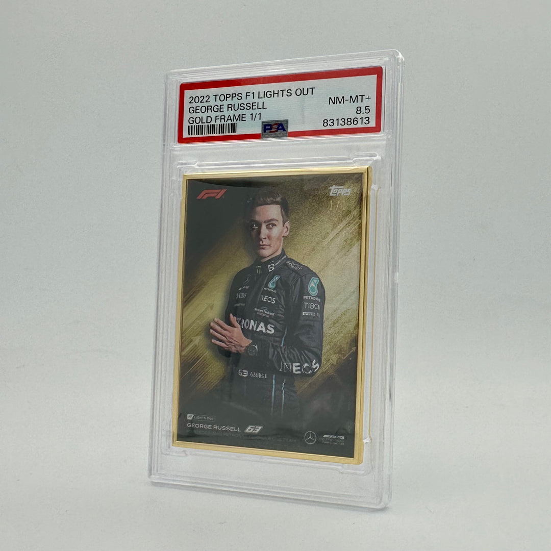 1/1 Gold Frame - George Russell - Driver - 2022 Lights Out - PSA8.5