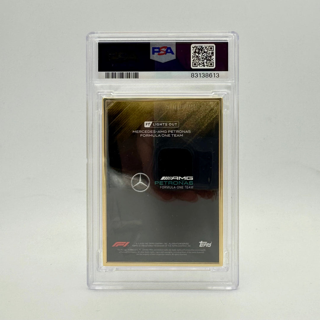 1/1 Gold Frame - George Russell - Driver - 2022 Lights Out - PSA8.5
