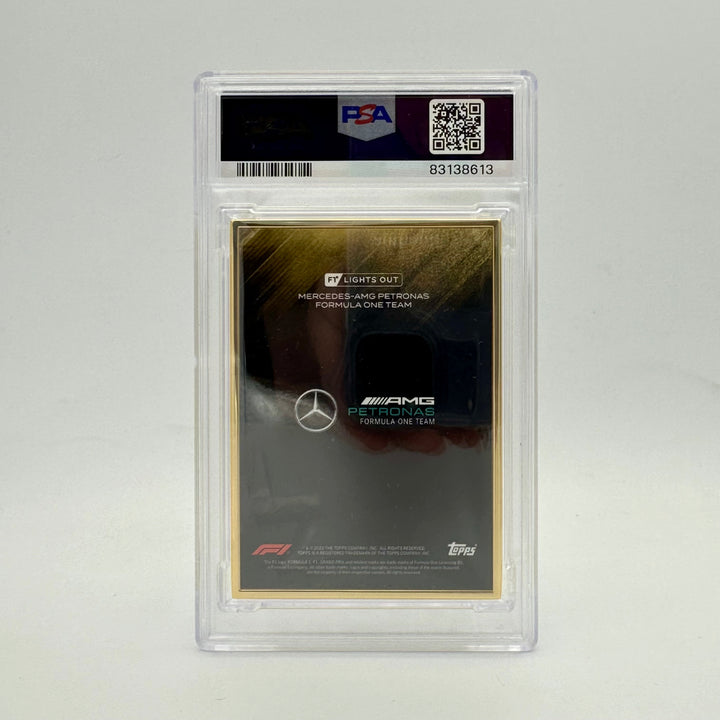 1/1 Gold Frame - George Russell - Driver - 2022 Lights Out - PSA8.5