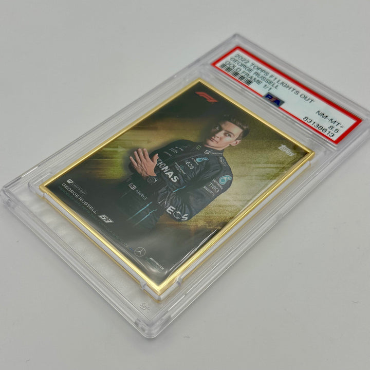 1/1 Gold Frame - George Russell - Driver - 2022 Lights Out - PSA8.5