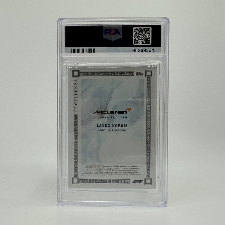 PSA 9 - /49 Lando Norris - Blue - 2023 Topps Eccellenza