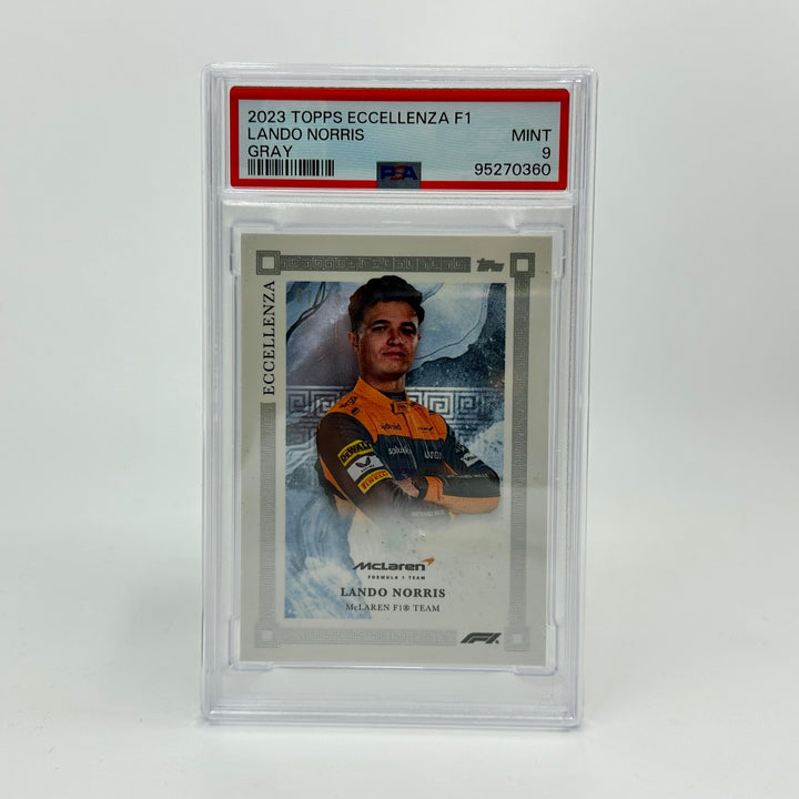PSA 9 - 67/75 Lando Norris - Gray - 2023 Topps Eccellenza F1