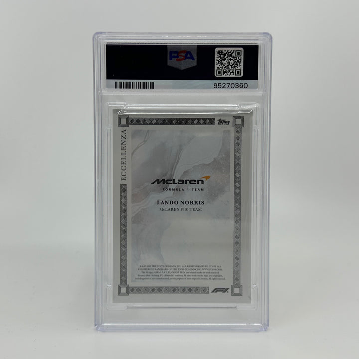 PSA 9 - 67/75 Lando Norris - Gray - 2023 Topps Eccellenza F1