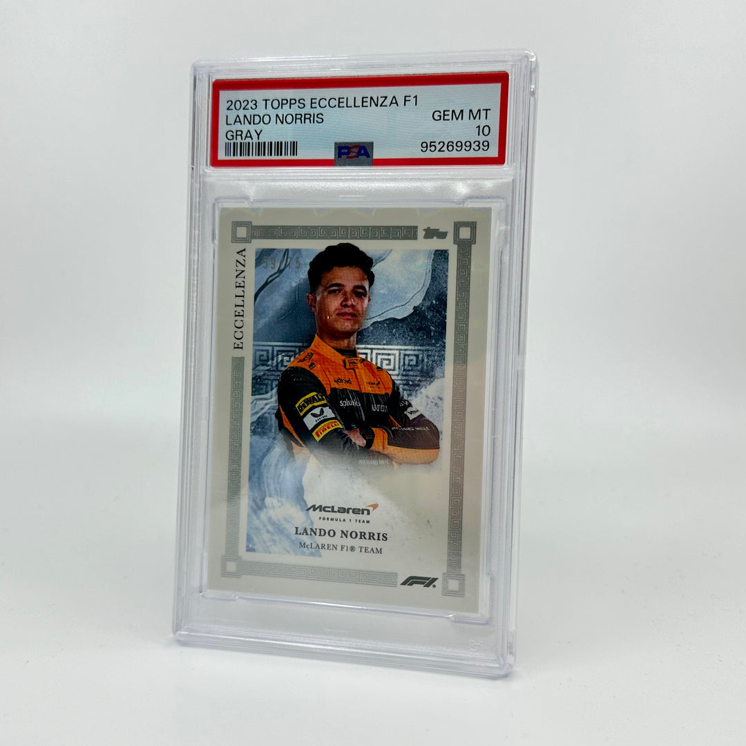 PSA 10 - 59/75 Lando Norris - Gray - 2023 Topps Eccellenza F1