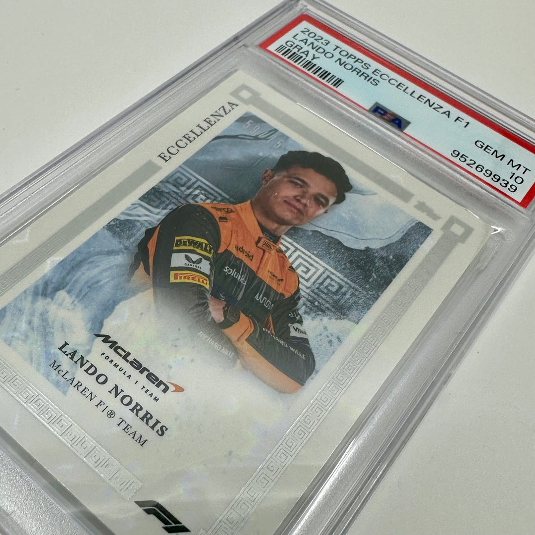 PSA 10 - 59/75 Lando Norris - Gray - 2023 Topps Eccellenza F1