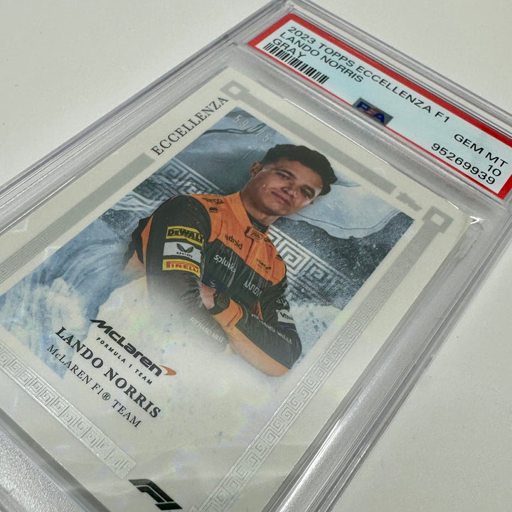 PSA 10 - 59/75 Lando Norris - Gray - 2023 Topps Eccellenza F1