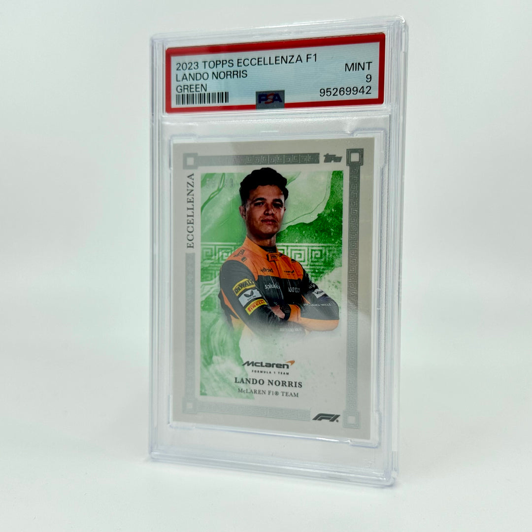 PSA 9 - /99 Lando Norris - Green - 2023 Topps Eccellenza