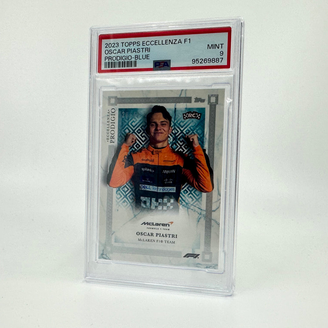 PSA 9 - 20/49 Oscar Piastri - Blue - 2023 Eccellenza Prodigio