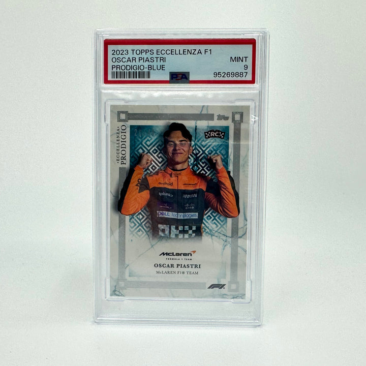 PSA 9 - 20/49 Oscar Piastri - Blue - 2023 Eccellenza Prodigio