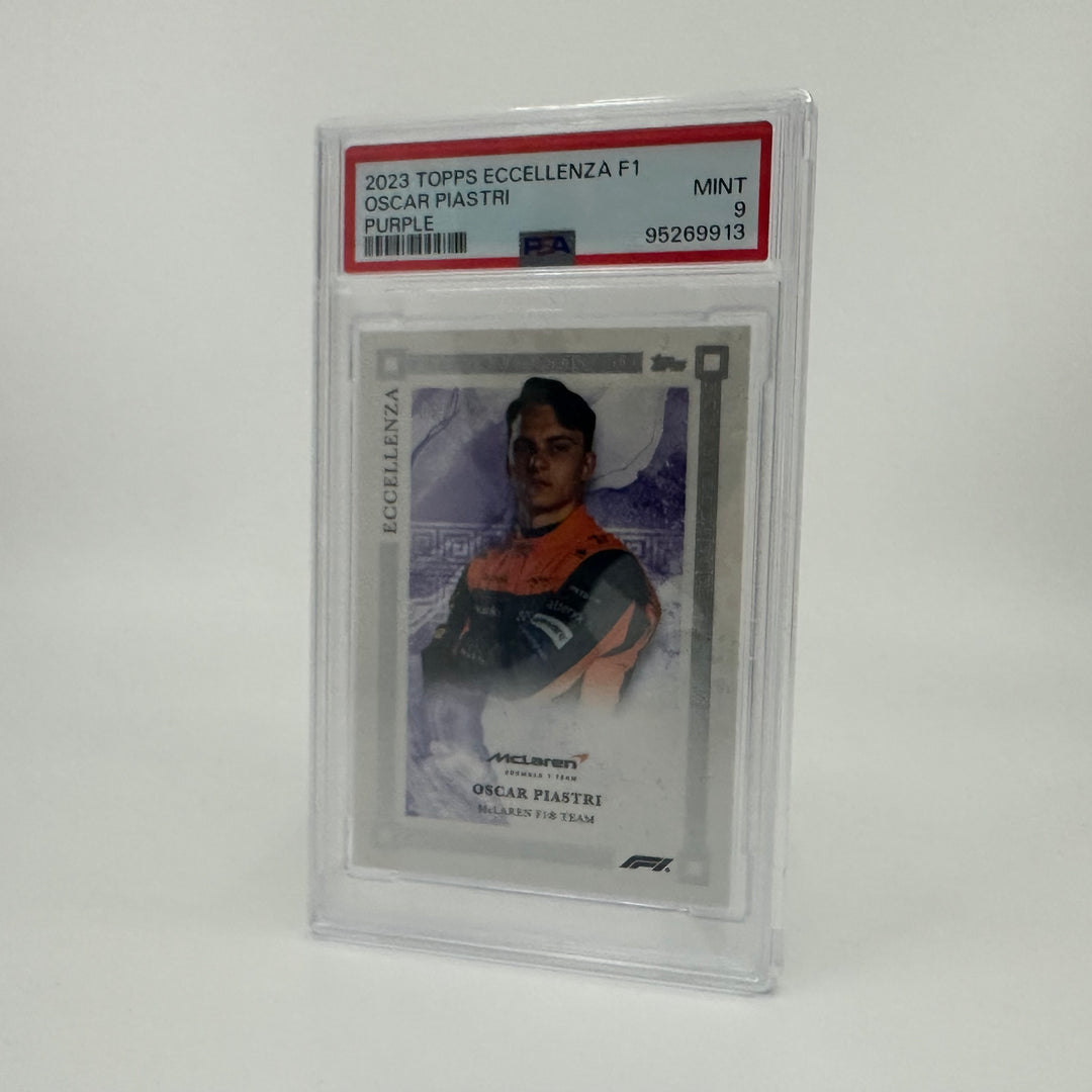 PSA 9 - /25 Oscar Piastri - Purple - 2023 Topps Eccellenza F1