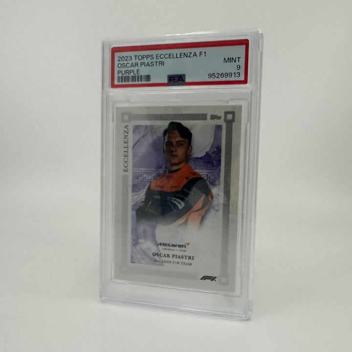 PSA 9 - /25 Oscar Piastri - Purple - 2023 Topps Eccellenza F1